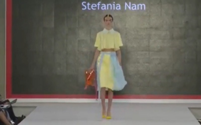 Best In Show: Stefania Nam: Nottingham Trent University: Graduate Fashion Show 2017